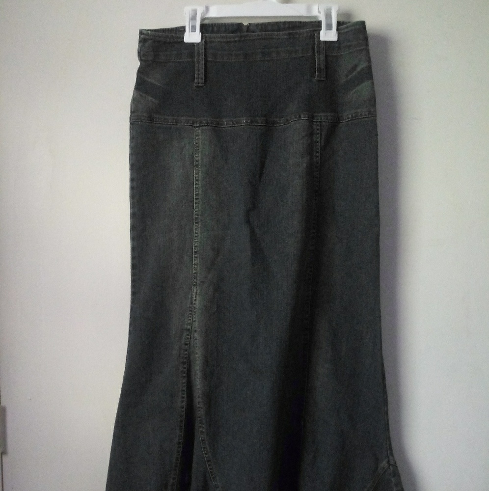 Blue jean skirt